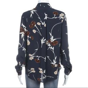 Ganni Tops - Ganni blue button down floral shirt 34 Small top Ganni Tops - Ganni blue button down floral shirt 34 Small top